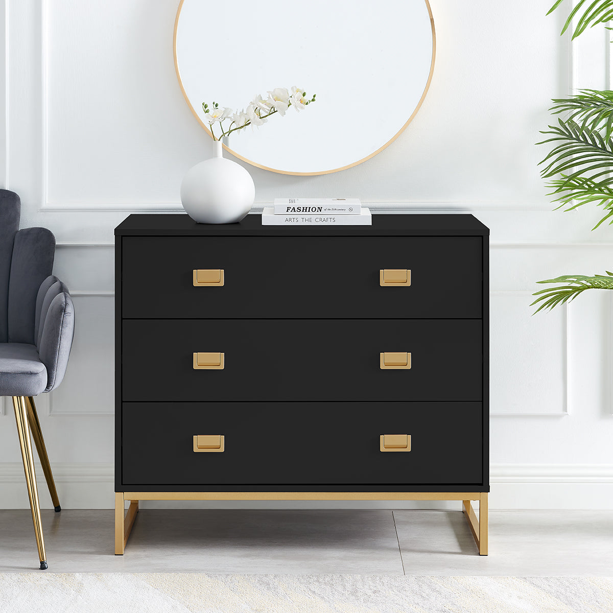 Large 3 Drawer Chest of Drawers