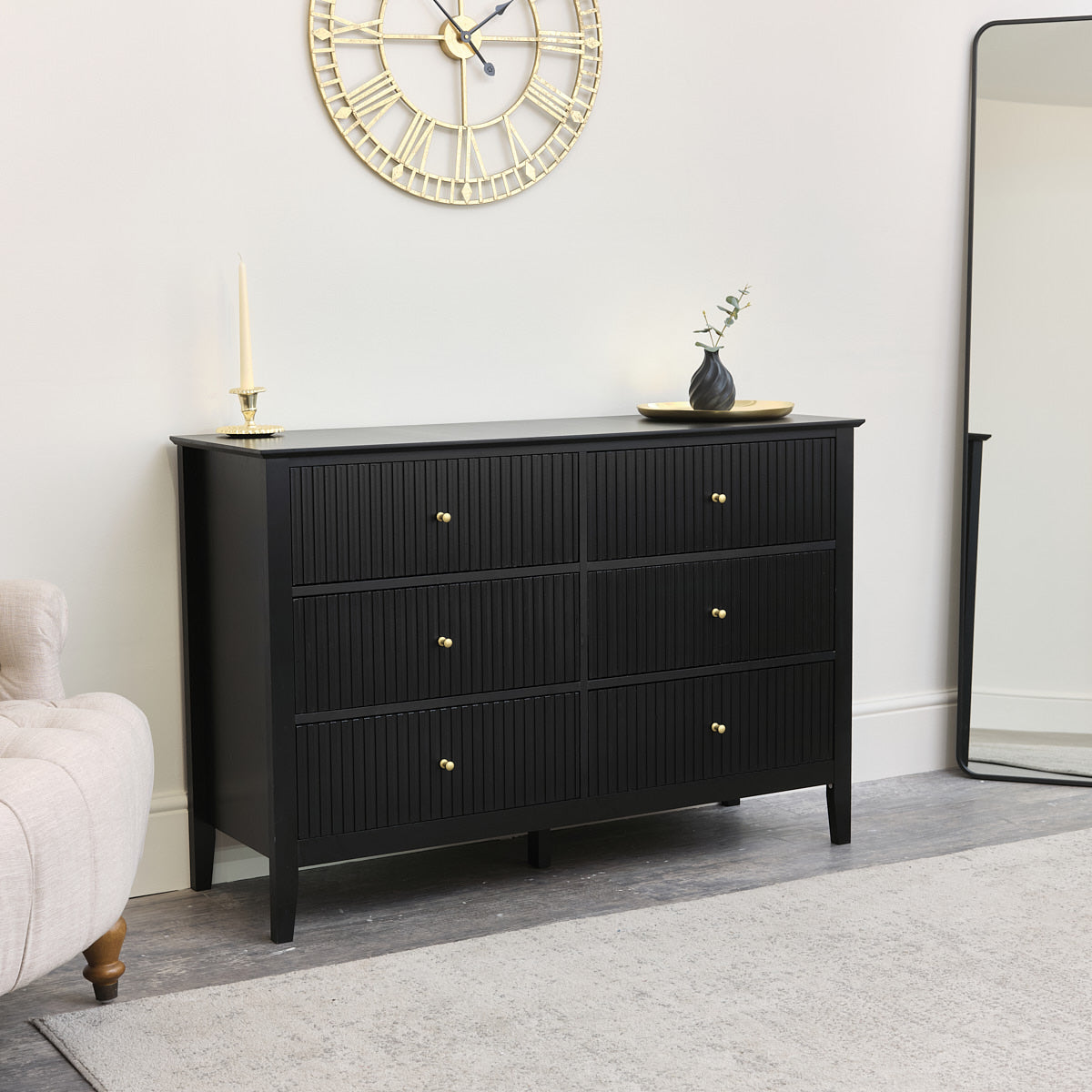 dresser and chester drawers Large 6 Drawer Chest of Size:UK 6 / EU 40 / US 7 Stacees Bridal Wedding Dress biba anarkali dress online shopping in dividers that help