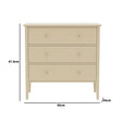 Large 3 Drawer Chest of Drawers - Abbey Cream Range