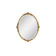 Oval Gold Ornate Wall Mirror 70cm x 56cm