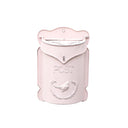 Wall Mounted Metal Light Pink Post Box