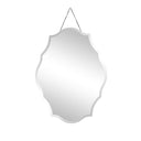 Ornate Frameless Bevelled Wall Mirror