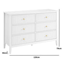 Large Chest of Drawers and Pair of Bedside Tables - Hales White Range