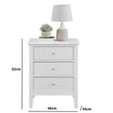 Large Chest of Drawers and Pair of Bedside Tables - Hales White Range