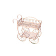 Pink Round Garden Bar Cart Drinks Trolley Style Plant Stand