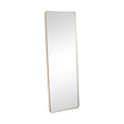 Tall Brushed Gold Wall & Leaner Mirror 47cm x 142cm