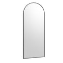 Large Black Arched Wall / Leaner Mirror - 180cm x 80cm
