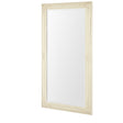 Extra Large White Antique Wall/Floor Mirror 158cm x 78cm
