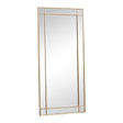 Large Gold Framed Art Deco Wall / Leaner Mirror 80cm x 180cm