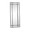 Black Framed Art Deco Wall / Leaner Mirror 142 cm x 54 cm