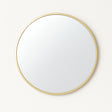 Round Gold Wall Mirror - 50cm x 50cm