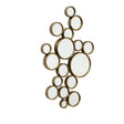 Gold Multi Circle Wall Mirror 61cm x 103cm