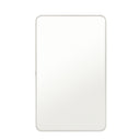 Champagne Gold Curved Framed Wall Mirror - 100cm x 50cm