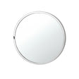 Round Silver Wall Mirror - 40cm x 40cm