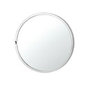 Round Silver Wall Mirror - 40cm x 40cm
