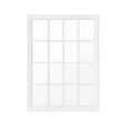 Large Matte White Window Mirror 130cm x 95cm