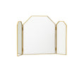 Small Gold Triple Dressing Table Mirror 41cm x 25.5cm