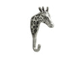 Silver Metal Giraffe Wall Hook