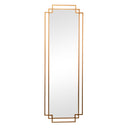 Copper Art Deco Wall Mirror 142cm x 47cm