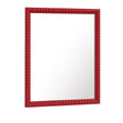 Rectangle Brick Red Bobbin Bobble Wall Mirror 62cm x 82cm