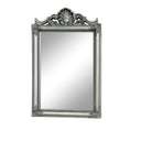 Antique Silver Arched Wall Mirror 36cm x 55cm