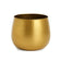 Large Gold Hammered Metal Planter 40cm x 38cm