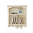 Cream Wall Mounted Plate Rack - Lyon Range