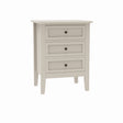 Large 6 Drawer Chest of Drawers and Pair of 3 Drawer Bedside Tables - Rowley Pale Cream Range