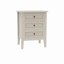 Large 6 Drawer Chest of Drawers and Pair of 3 Drawer Bedside Tables - Rowley Pale Cream Range