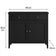 Black Two Door Two Drawer Sideboard - Hales Black Range