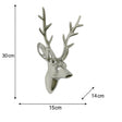 Silver Wall Mounted Stags Head