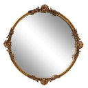 Round Gold Ornate Wall Mirror 56cm x 56cm