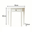 Ivory Half Moon Table - Daventry Ivory Range