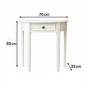 Ivory Half Moon Table - Daventry Ivory Range