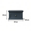 Navy Black Wall Mounted Bedside Table - Daventry Navy Black Range