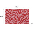 Pink Leopard Print Coir Door Mat