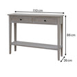 Large Wooden Sideboard Console Table