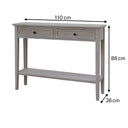 Large Wooden Sideboard Console Table