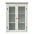Grey Frosted Glass Fronted Wall Cabinet 75cm x 57cm