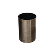 Brass Gold Textured Metal Waste Bin