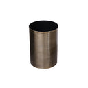 Brass Gold Textured Metal Waste Bin
