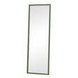 Large Rectangle Olive Green Bobbin Bobble Wall Mirror 168cm x 54cm