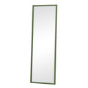 Large Rectangle Olive Green Bobbin Bobble Wall Mirror 168cm x 54cm