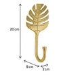 Gold Monstera Leaf Wall Hook