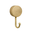 Round Gold Hammered Wall Hook - 18.5cm