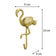Gold Flamingo Wall Hook