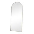 Large Gold Arched Leaner Mirror 150cm x 60cm