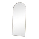 Large Gold Arched Leaner Mirror 150cm x 60cm