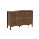 Large 6 Drawer Chest of Drawers - Hales Dark Wood Range