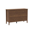 Large Chest of Drawers and Pair of Bedside Tables - Hales Dark Wood Range